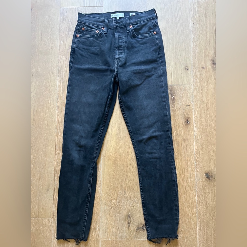 Re/Done Women’s Dark Grey Jeans